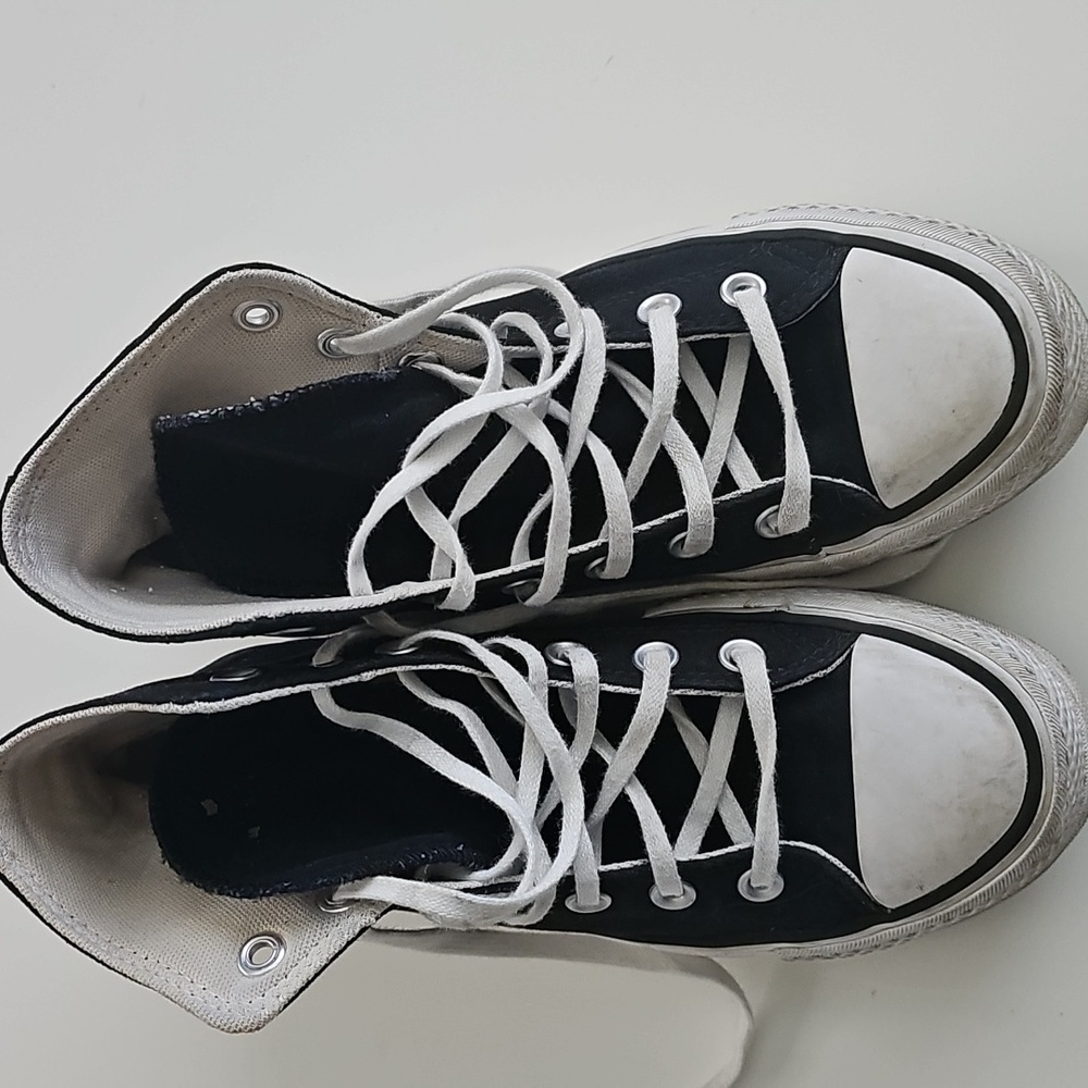 Converse Shoes in Black and White